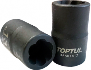 Головка ударная 13 мм для сорванных (поврежденных) граней 1/2" TOPTUL