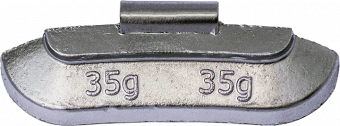 Балансировочный груз для стального диска 35гр. (уп. 50шт.)